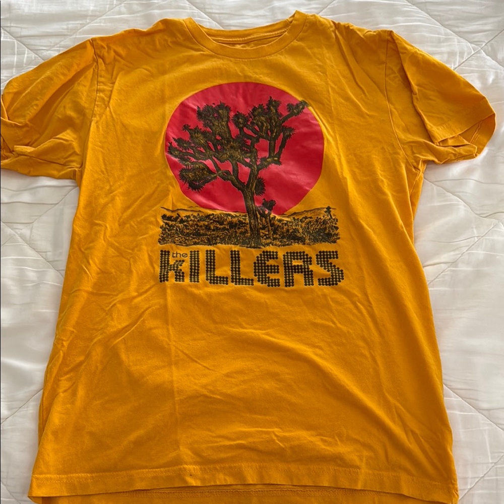 The Killers band shirt - Yellow Graphic T-Shirt
